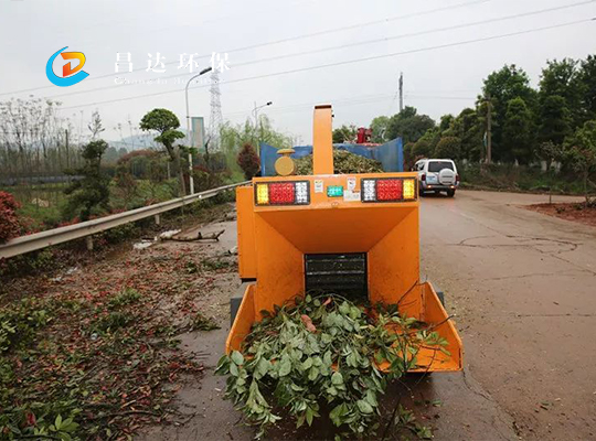 昌達(dá)**樹(shù)枝粉碎機(jī)使用現(xiàn)場(chǎng)