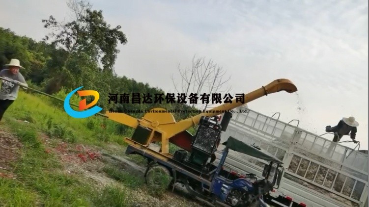 河南昌達(dá)HC-800移動(dòng)竹子切片廣西南寧客戶現(xiàn)場(chǎng)